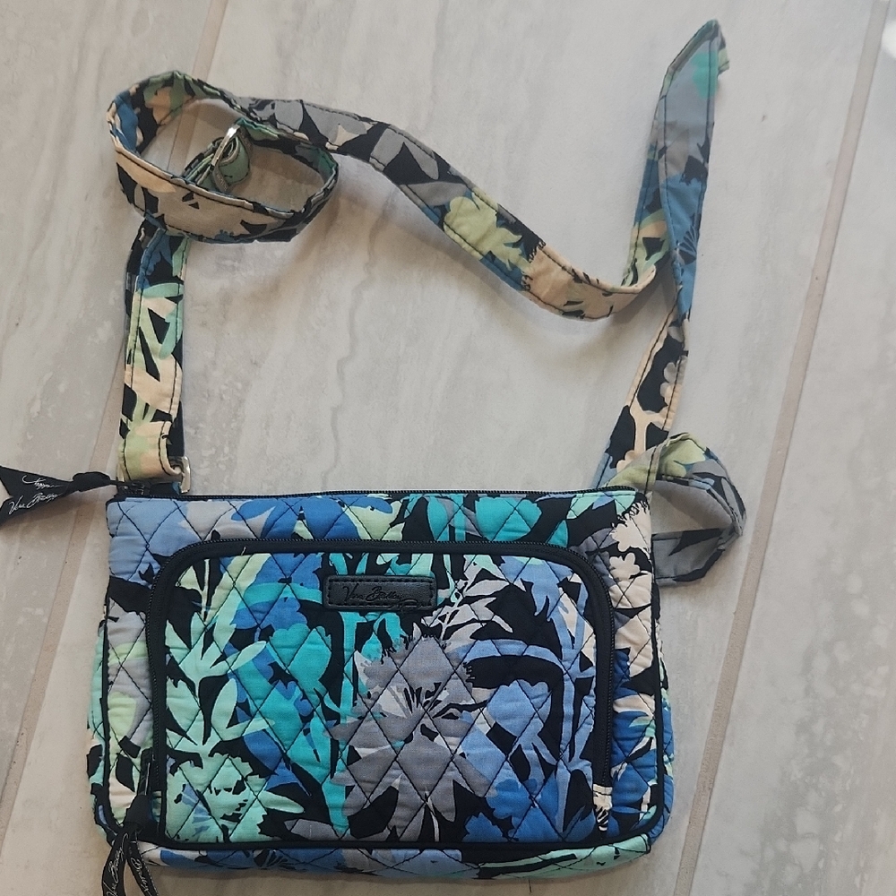 Vera Bradley Vibrant Floral Women's Crossbody Bag 10x7